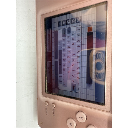 Nintendo DS Lite - Metallic Rose - With Charger - Tested and Working - Fast Ship