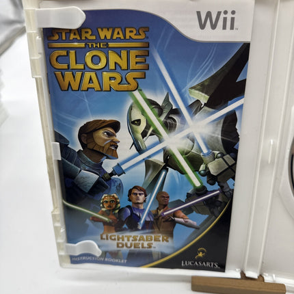 Star Wars The Clone Wars Lightsaber Duels (Nintendo Wii) Complete CIB Tested