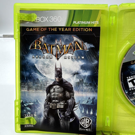 Batman: Arkham Asylum Game of the Year Edition (Microsoft Xbox 360, 2010)