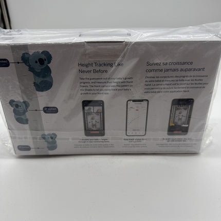 Nanit Smart Crib Sheet Works W/ Nanit Cameras to Measure Baby's Growth - New