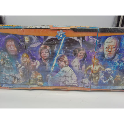 Original Trilogy Star Wars 3 in 1 Panoramic Jigsaw Puzzle Set / 211 Pieces NEW