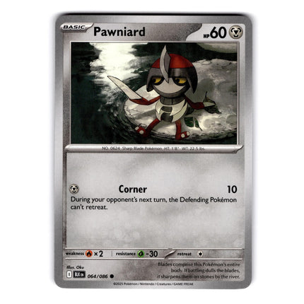 Pawniard Common SV: Black Bolt 064/086 NM