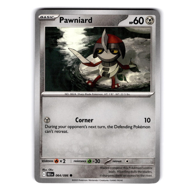 Pawniard Common SV: Black Bolt 064/086 NM