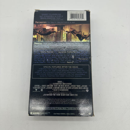 The Matrix Old Stock VHS WB Home Entertainment