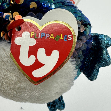 TY beanie Payton penguin flippables