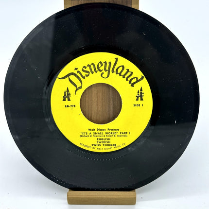 1964 New York World Fair Disney Official Souvenir Record Its a Small World 45rpm