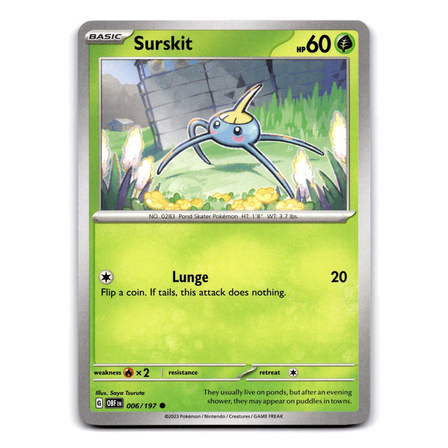 Surskit Common SV03: Obsidian Flames 006/197 NM