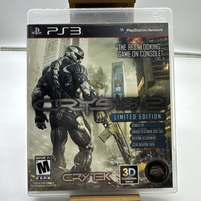Crysis 2: Limited Edition (PlayStation 3, 2011) PS3