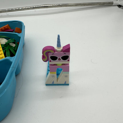 Lego Set, Unikitty retired lego set, opened, with blue tray, comes with unikitty