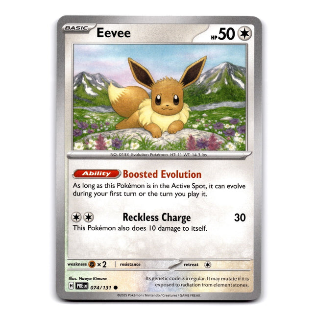Eevee Common SV08: Surging Sparks 143/191 NM