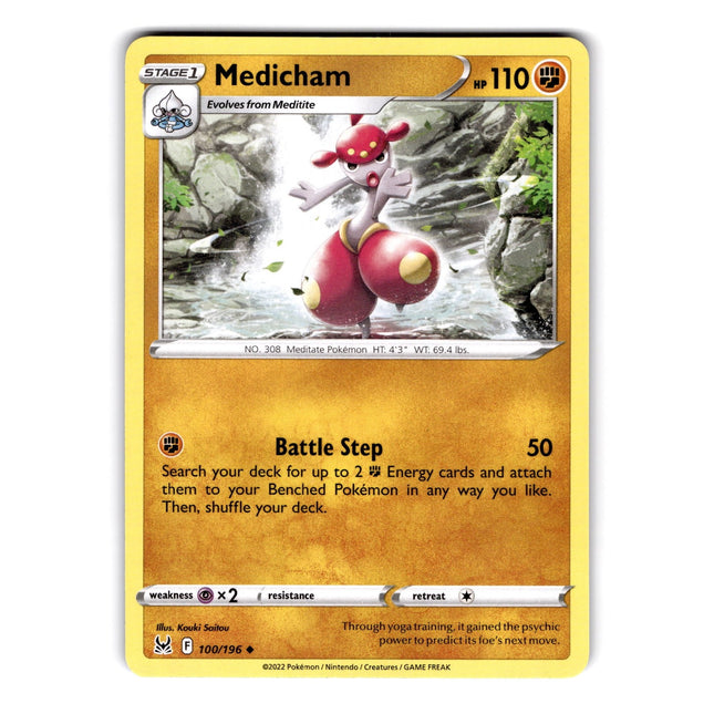 Medicham Uncommon SWSH11: Lost Origin 100/196 NM