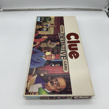 VINTAGE Clue COMPLETE Parker Brothers 1986 Classic Detective Board Game