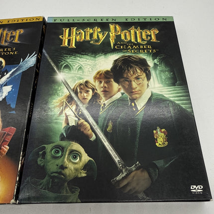 Harry Potter and the Sorcerers Stone & Chamber Of Secrets, First Release DVD Set