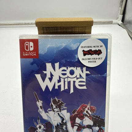 Neon White (Nintendo Switch, 2023) MachineGear W/ Fold Out Poster New Sealed