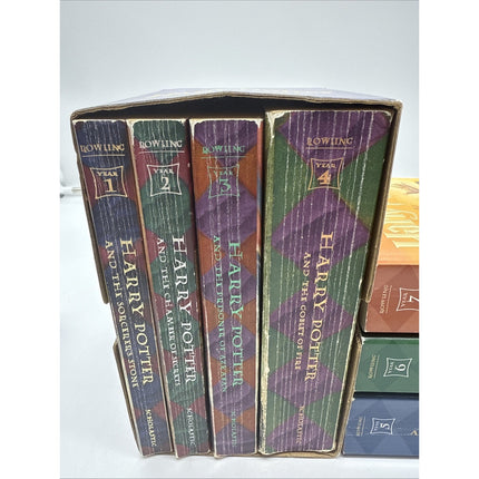 Harry Potter Paperback Book Set Paperback 1999-2009 Scholastic 1-7 First Printin