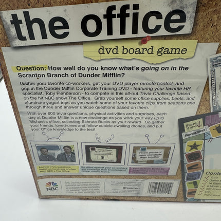 The Office (NBC) DVD Trivia Board Game Pressman 2008 - Brand New Pressman Sealed