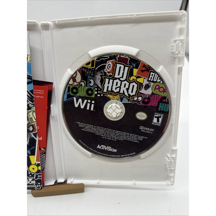 DJ Hero - Nintendo Wii *CIB - MANUAL + INSERTS / TESTED*