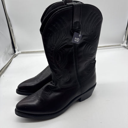 Masterson Boot Company Cowboy Black Cherry Western Boots Size 12 D Style RB875