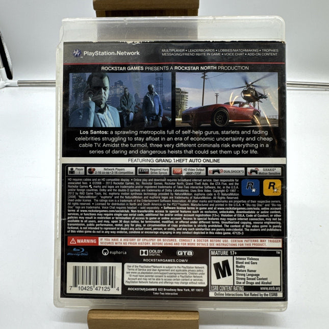 Grand Theft Auto V (PlayStation 3, 2013)
