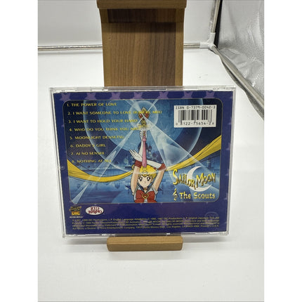 Vintage 90s Sailor Moon & The Scouts Lunarock Audio CD 1999 Pop Electro Anime /1